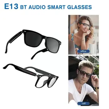 Inteligentný Hudobný slnečné Okuliare E13 Slúchadlá Bezdrôtová Hovor HD Jazdy handsfree Slúchadiel Zvuk HIFI Audio Okuliare Mic WI B7D3